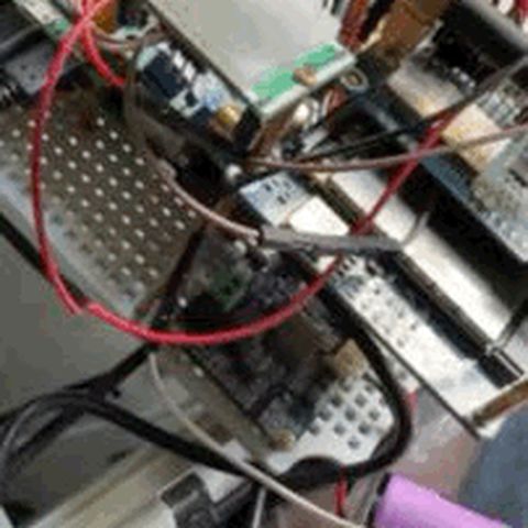 Wiring on a robotics build from the Neural Robotics Program